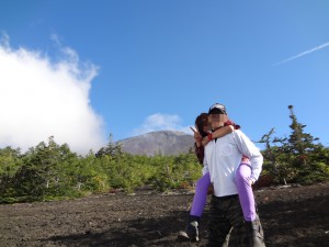 国際結婚し来日した後、富士山へ観光に行きました