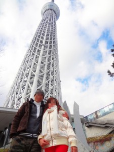 国際結婚し来日した後、東京スカイツリーに観光に行きました