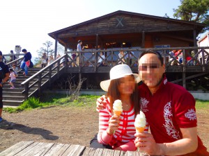 国際結婚し来日した後、清里に行き、清泉寮でソフトクリームを食べました