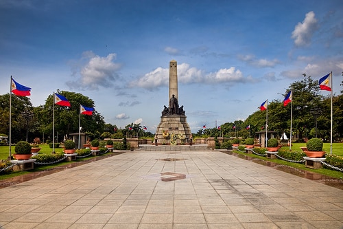 フィリピンの観光名所　リサール公園