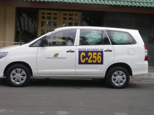 国際結婚希望のフィリピン女性と乗るフィリピンのクーポンタクシー
