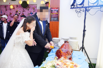 40代日本人男性と10代フィリピン女性の国際結婚|結婚式